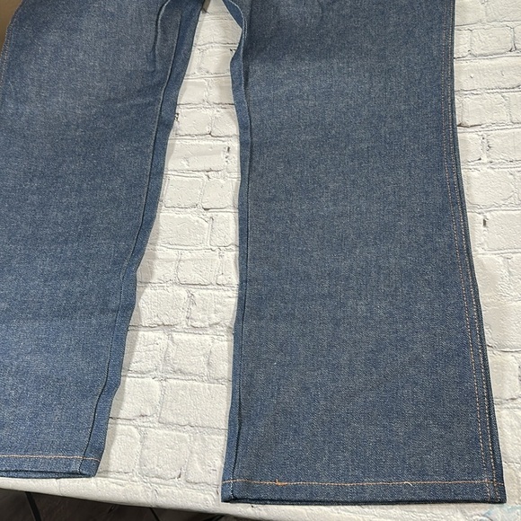 Wrangler Cowboy Cut Boot Jean Rigid - Regular Classic Fit straight 46x30 945NAV - Picture 15 of 16